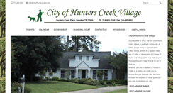 Desktop Screenshot of cityofhunterscreek.com